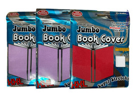 It&#39;s Academic Jumbo Oversized Book Cover Red, Lilac Free Bookmarks Pack of 3 - £12.65 GBP