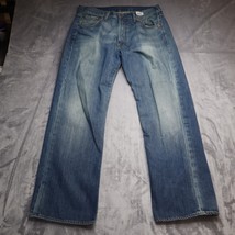 Polo RL Jeans Adult 34x30 Dark Wash Blue Denim Casual Mens Original Fit - £23.31 GBP