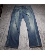 Polo RL Jeans Adult 34x30 Dark Wash Blue Denim Casual Mens Original Fit - £23.65 GBP