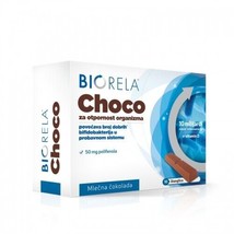 Biorela Choco 10 Billion + Vitamin D 10 bars kids + adults active probiotic - £19.20 GBP