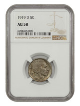 1919-D 5C Ngc AU58 - £730.08 GBP