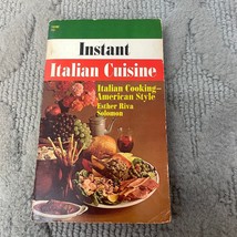 Instant Italian Cuisine Cookbook Paperback Book by Esther Riva Solomon 1969 - £9.79 GBP
