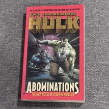 THE INCREDIBLE HULK: ABOMINATIONS Jason Henderson, Preiss 1997 1st ptg P... - $25.99