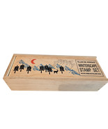 YELLOW OWL WORKSHOP Winterscape Stamp Set of 5 in Box - $275.55 MXN