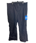 Slalom Women&#39;s Insulated Cargo Low Rise Snow Pant- Black, Large - £37.35 GBP