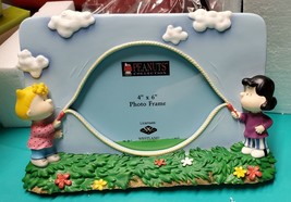 Snoopy Peanuts Lucy &amp; Sally Jump Rope Frame Westland 8383 New In Box - $14.99