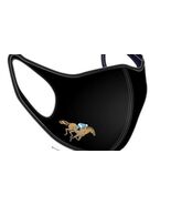 Adult Mask with Aluminum threads and Horse Racing Logo - $8.00
