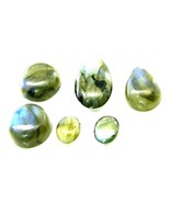 Color Play 25.6Ct 6pc Lot Natural Labradorite Mix Shape Cabochon loose G... - €16,30 EUR