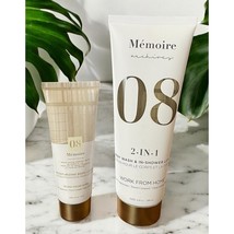 NEW Memoire archives 08 2-in-1 body wash shower lotion &amp; Moisturizing Lo... - $28.05