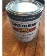 Rust-Oleum Protective Enamels Gloss Smoke Gray Oil- Based Ships N 24h - £35.50 GBP