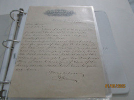 HM QUACKENBUSH JOHN  LETTER 111 GUNS &amp; PICK ORDERS  HERKIMER NY 11/1897 - $49.00