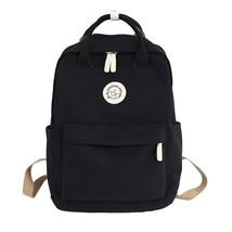Fashion Women Backpack For Teenagers Black School Bag Female Business Travel Boo - £37.48 GBP