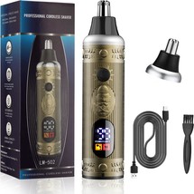 Resuxi Hair Trimmer, Rechargeable Nose &amp; Ear Hair Trimmer For Men, Ideal Gift - £29.84 GBP