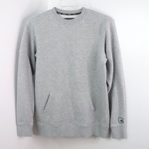 Vintage AND1 Men&#39;s S Gray PolyCotton Basketball Basic Pullover Crew Sweatshirt - £7.07 GBP