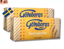 2 Boxes of Göteborgs Kex Smörgåsrån Fullkorn  Swedish Crispy Delight!, - $9.68