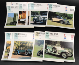 20 1990s VTG Rolls Royce Atlas Editions Classic Cars Info Spec Cards Prints - £7.46 GBP