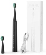 Black Electric Toothbrush 5 Modes Sonic Toothbrush 60 Days 3h Charge 2 H... - $44.75 CAD