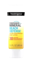 Neutrogena Purescreen + Mineral Beach Defense Body Lotion, SPF 30, 3 Fl.... - £10.19 GBP