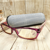 Kerecsen Purple Fucshia Computer Reading Glasses w/Zipper Case 53-17-135... - £6.94 GBP