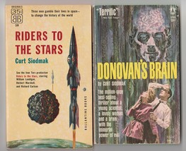 Riders to the Stars &amp; Donovan&#39;s Brain by Curt Siodmak vintage movie tie-ins - £18.74 GBP