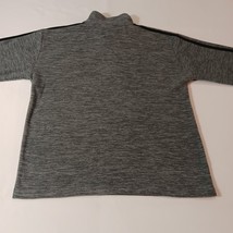 Adidas Men's Greenish Gray 1/4 Zip Long Sleeve Pullover Sweatshirt Size Medium image 8