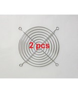 Lot of 2, 120mm Fan Grill / Finger Guard Chrome Color - $6.57 CAD