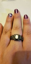 Paparazzi Ring (One Size Fits Most) (New) Color Me Epressed! Black Ring - $4.95