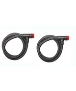 Bicycle Lock Bell Ballistic 610 Cable Lock with Lighted Key - Black 2 Pack - $35.16 CAD
