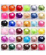 45m/roll 12/15/20/25/40/50mm Organza Ribbons Wholesale DIY Gift Wrapping... - $7.03 CAD+