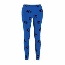 Blue Paw Prints Women&#39;s All-Over-Print Cut &amp; Sew Casual Leggings - £46.46 GBP+