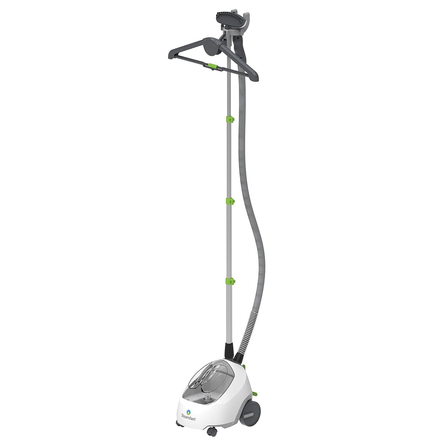 Steamfast SF-520 Full Size Fabric Steamer with Insulated Hose, Clothes Hanger, a