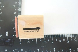 Rubber Stamp Stampin Up 2005 Double Stamp Ink Pen Tip Black Lines - £5.58 GBP