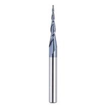 Spetool Tapered Ball Nose Spiral Router Bit With A 1Mm Tip Diameter And ... - $31.98
