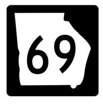 Georgia State Route 69 Sticker R3615 Highway Sign - £1.15 GBP+