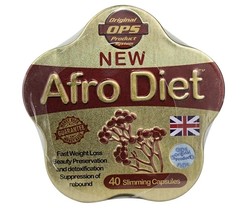 Afro diet capsules fat burner – 40 capsules // Free Shipping  - £53.94 GBP