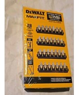 New DeWalt MAXFIT 28 Piece Screwdriving Bit Set Impact Rated Torsion Zone - $13.26