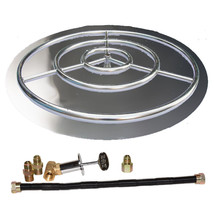 Tretco FPK-OBRSS-BK3P-36NG 36 in. Stainless Steel Pan Ring Pro-Kit Natural Gas - £540.85 GBP