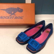 RocketDog Paris Brights flats elecblu blue jersey Women’s shoes size 6M - £29.53 GBP