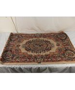 Home Decor Oriental Entry Way Tan Red Blue Mixed Design Rug Chewed Corne... - €57,14 EUR Home Decor Oriental Entry Way Tan Red Blue Mixed Design Rug Chewed Corne... - €57,14 EUR