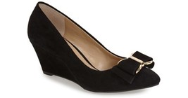 Women&#39;s BCBGeneration ALEK Wedge Pumps, BG-ALEK Black Sizes 8.5-9.5 Kidsuede - £55.02 GBP