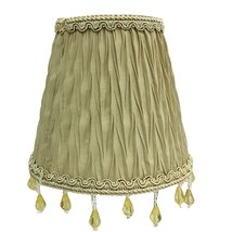 Royal Designs, Inc. Clip on Ruche Pleated Empire Chandelier Lamp Shade Flame Cli - £11.90 GBP+