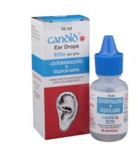 Pack Of 3 x 10ml Candid Ear Drop For treatment of fungal infections in t... - £13.18 GBP