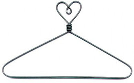 Classic Motifs 6 Inch Heart Top with Open Center Craft Hanger - £3.87 GBP