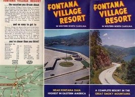 Fontana Village Resort Brochure  &amp; Schedule of Rates North Carolina. 1950&#39;s - £14.22 GBP