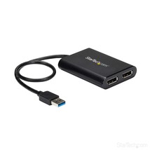 StarTech.com USB 3.0 to Dual DisplayPort Adapter 4K 60Hz, DisplayLink Certified, - £127.42 GBP