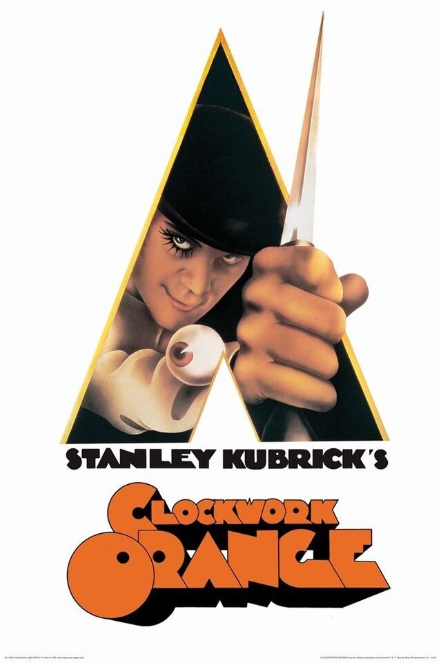 Clockwork Orange Poster Movie Stanley Kubrick 24 inches by 36 inches - $4.44