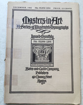 Masters in Art Monograph Fra Filippo Lippi December 1905 - £6.03 GBP