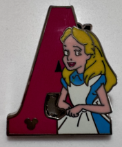 Disney A is For Alice in Wonderland Alphabet Letter Collection Pin - $8.90