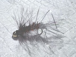 2024 New!! Beadhead Woolly Bugger/ Silver-Copper Flash, Size 8, Sold Per 6 - £6.43 GBP