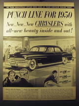 1950 Chrysler New Yorker Ad - Punch line for 1950 - $18.49